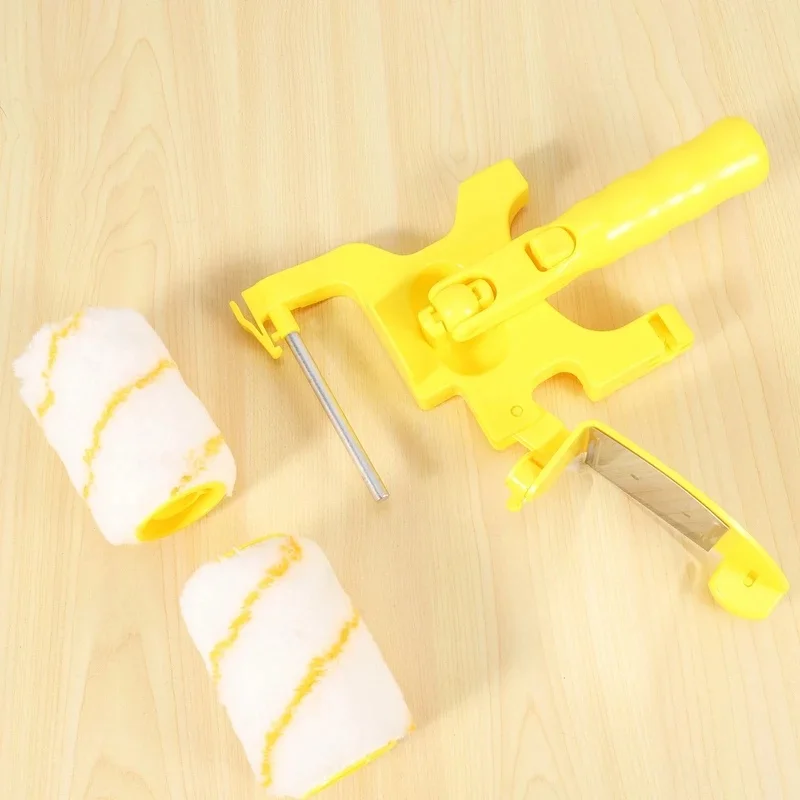 

Paint Edger Roller Brush Kit for Clean-Cut Edging and Safe Painting, Includes Roller Brush and Paint Brushes