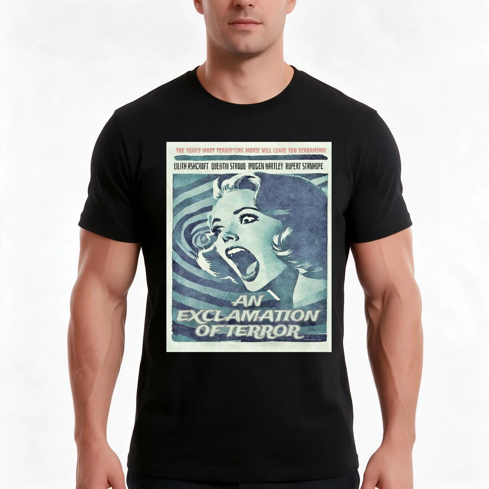 AN EXCLAMATION OF TERROR T-Shirt Summer Casual Cotton Tee Oversized Streetwear Tops Vintage Graphic Print Unisex Men Women