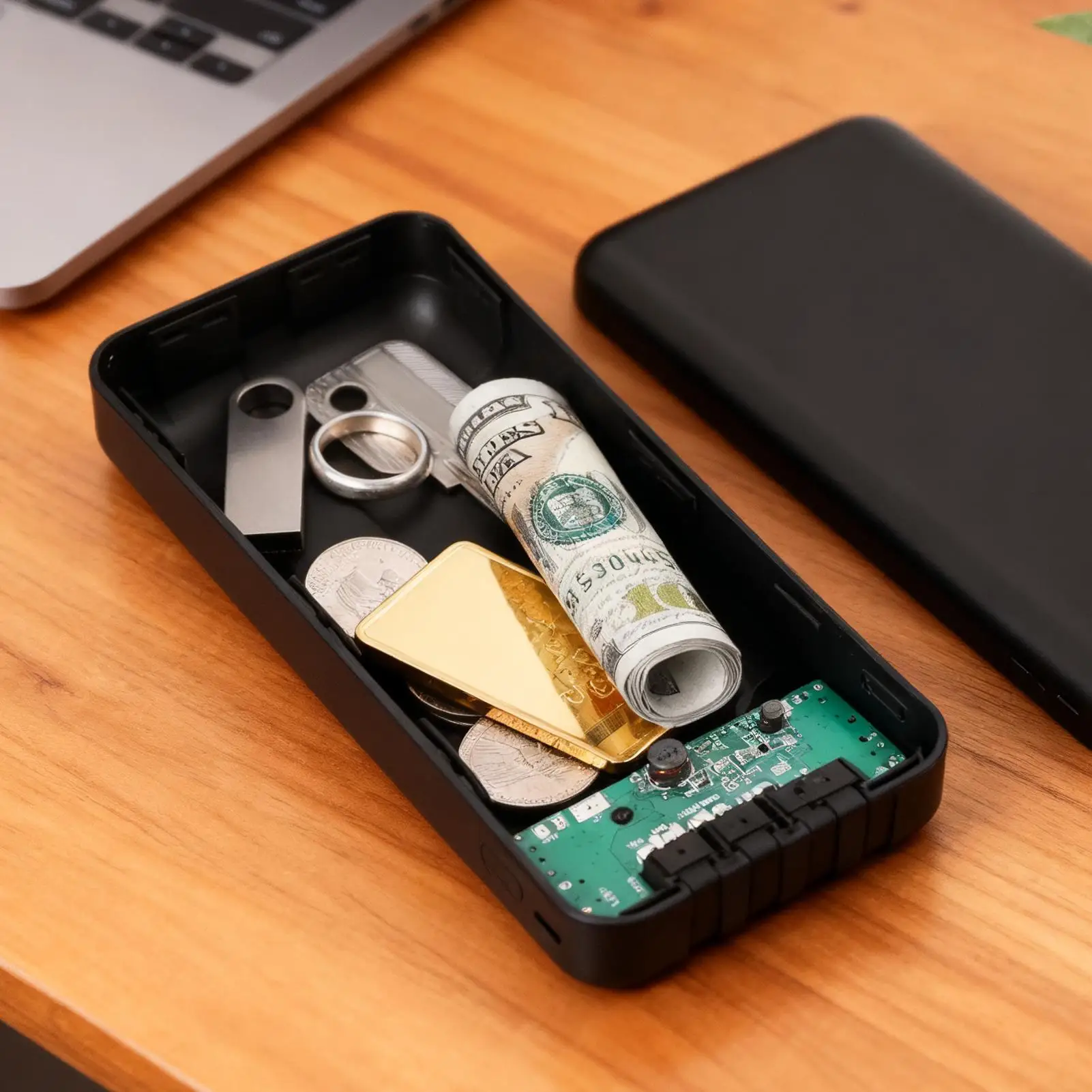 Secret Hiding Containers Power Bank Design Case Power Bank Design Secret Stash Items For Home Travel Safety Jewelry Valuables