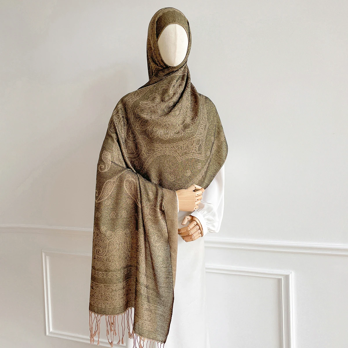 

70x190cm Big Size Women Hijab Scarf Travel Winter Warm Lady High Quality Wraps Shawls Muslim Headband Islamic Scarves Ramadan