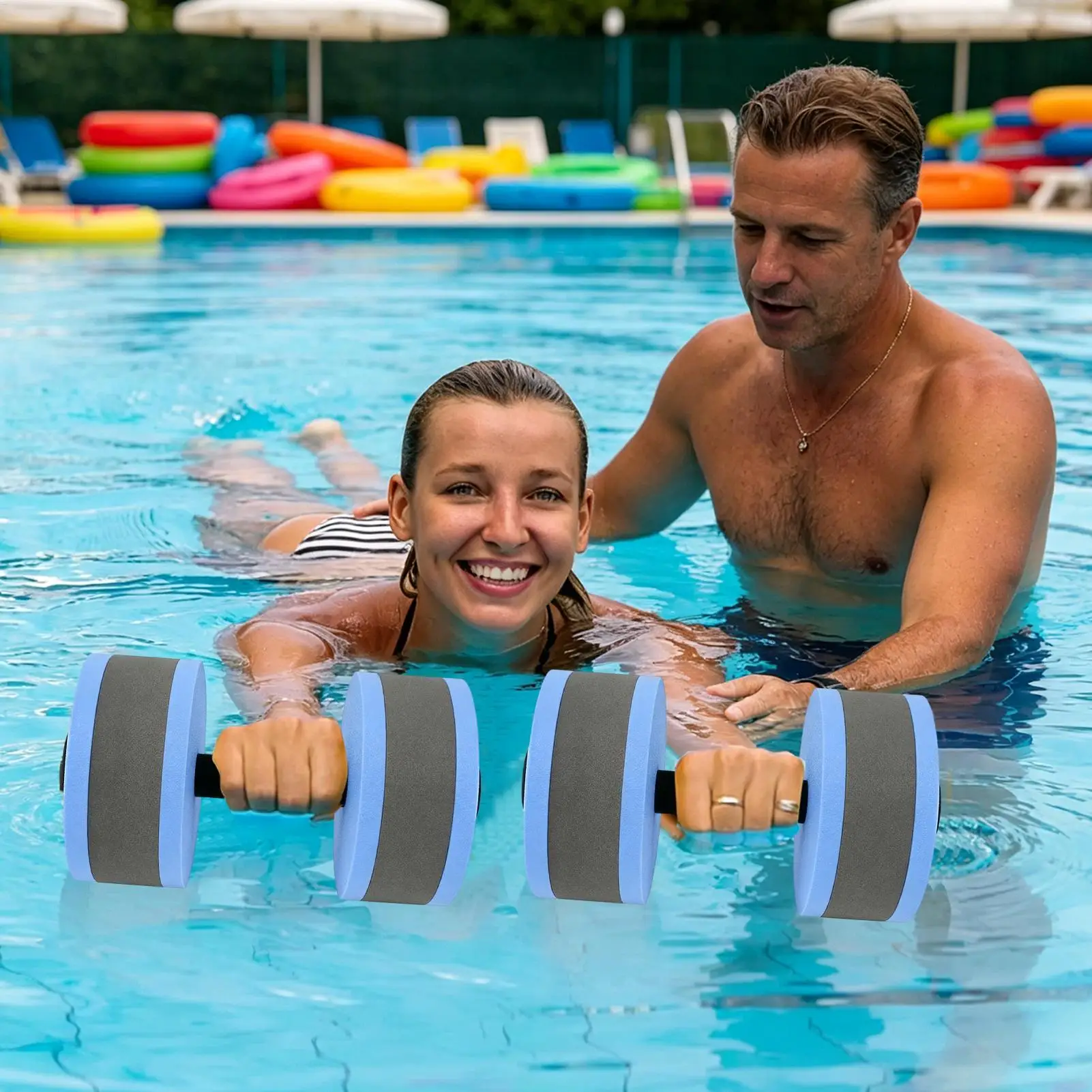 Pool Weights For Water Exercise Aerobics Workout Equipment Water Weights Aerobic Exercise Equipment For Swimming Muscle Shaping