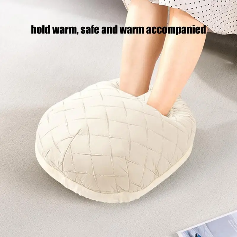 

Electric Heated Foot Warmer Fast Heating Graphene Foot Warmers For Feet Removable Washable Feet Warmer For Cold Winter