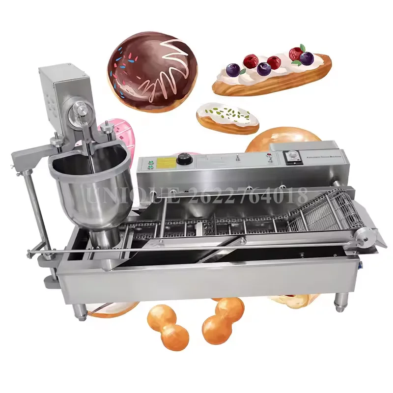 

Commercial Electric Double Row Donut Machine Automatic Donut Making Machine Donut Fryer Doughnut Maker with Timer Donut Maker