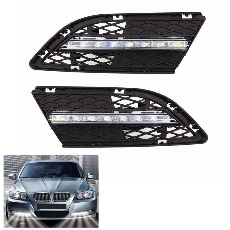 

Car LED DRL Grille Fog Light / Daytime Running Light For-BMW 3-Series E90 2009-2011