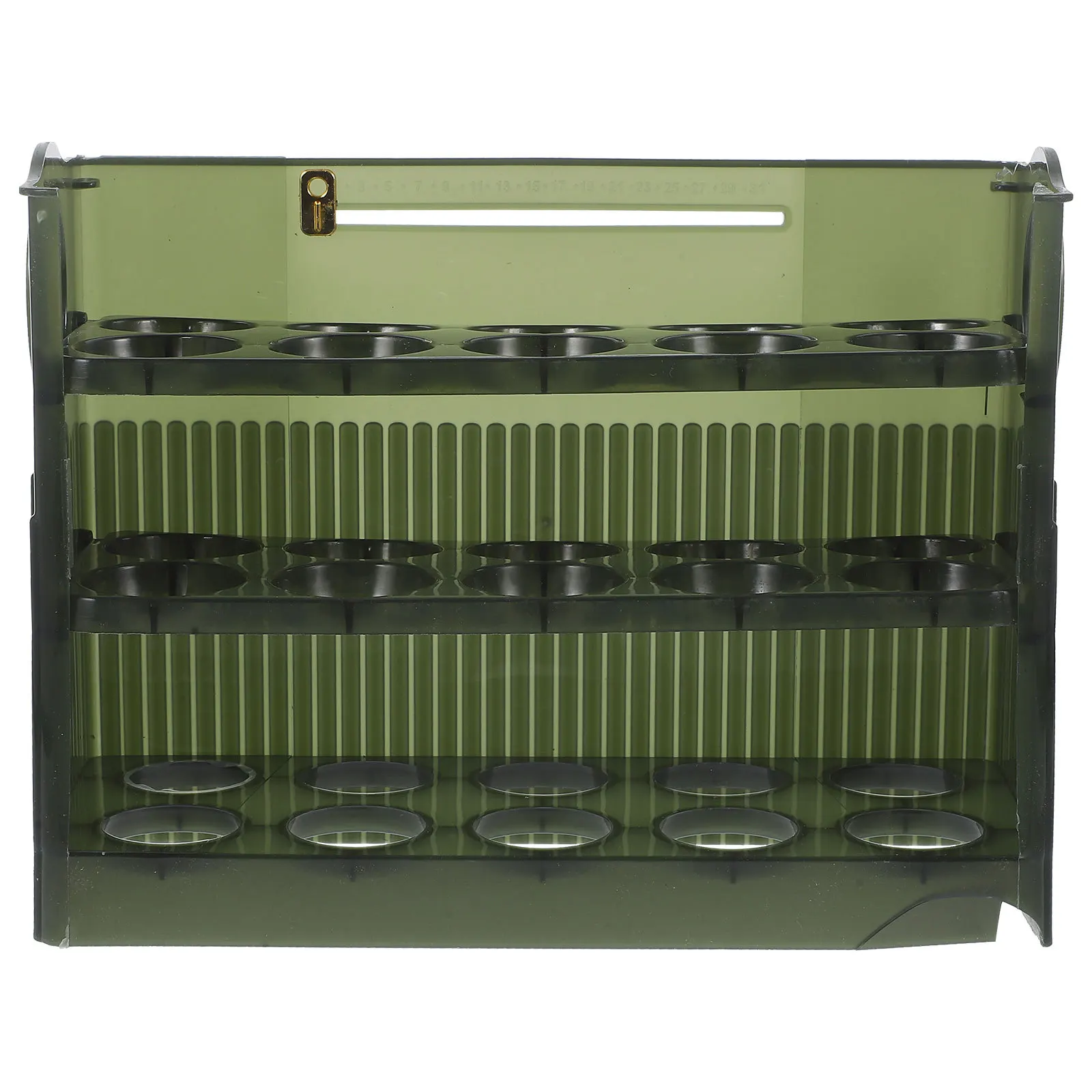 باب الثلاجة 3 طبقات حامل البيض المنظم حامل رفوف المطبخ الثلاجة تخزين البيض آمنة وعملية للتنظيف #3