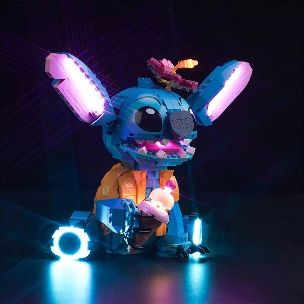 43249 Stitch Movie Led Lighting Kit Not Include Building Blocks (Only Lighting Set)