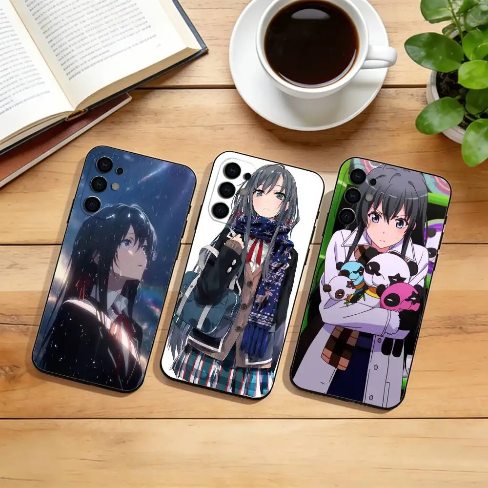

Yukino Yukinoshita Phone Case For Samsung S25,S24,S21,S22,S23,S30,Ultra,S20,Plus,Fe,Lite,Note,10,Black Cover