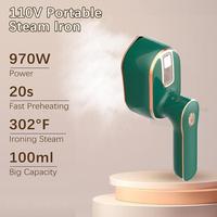 27RB Garment Steamer Portable Handheld Steam Iron Foldable Home Travellingfor Clothes