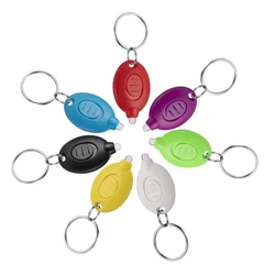 Mini Super bright Led Keychain light Popular Multicolored backpack Stairs Key chain Emergency Lighting Camping Hiking Flashlight