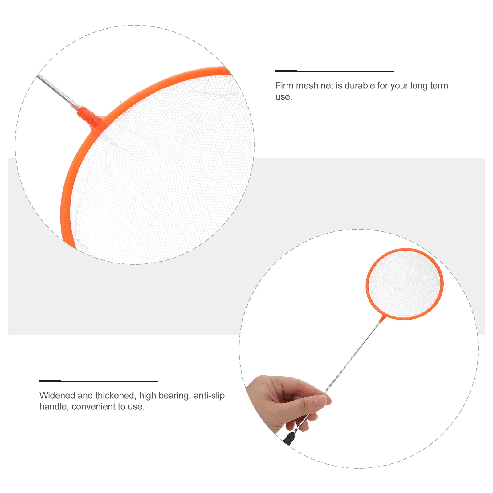 

20 Pcs Fish Tank Net Soft Mesh Long Handle Aquarium Nets Small Alloy Shrimp Fishing Tool Cleaner Pet Supplies