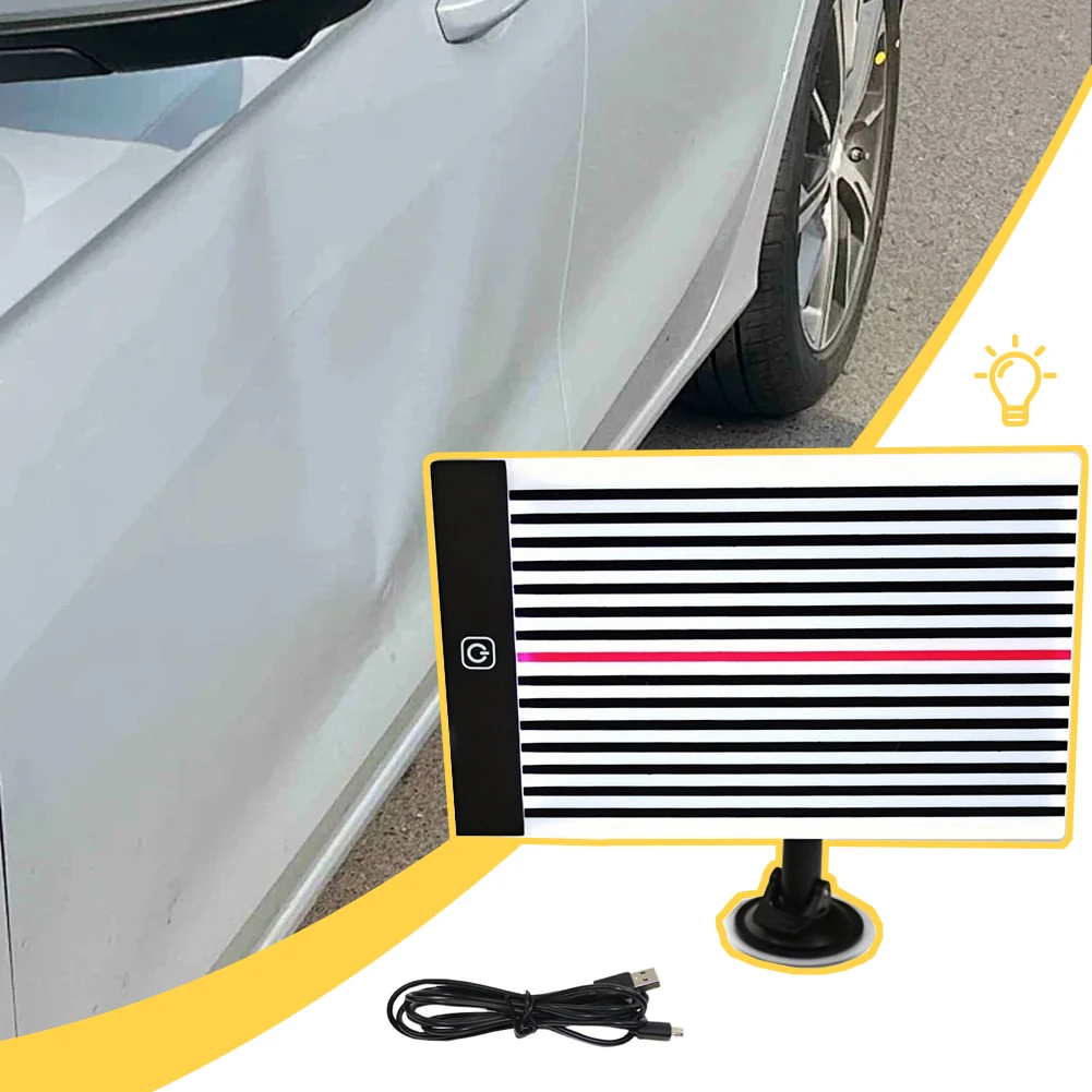 LED Striping Line Board Light with USB Line Car Body Dents Light Reflector Paintless Dent Removal Checking Line Board Light