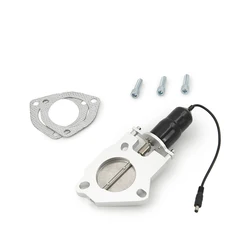 2.5/3 inch Aluminum Butterfly Valve Electric Exhaust cut out Car Muffler Accessory Parts