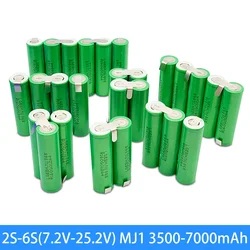 2S 8,4 V 3S 12, 6V 4S 16, 8V 5S 21V 6S 25,2 V MJ1 Batterie, 18650 MJ1 3500mAh Batterie, do 18V Schraub miner Batterie