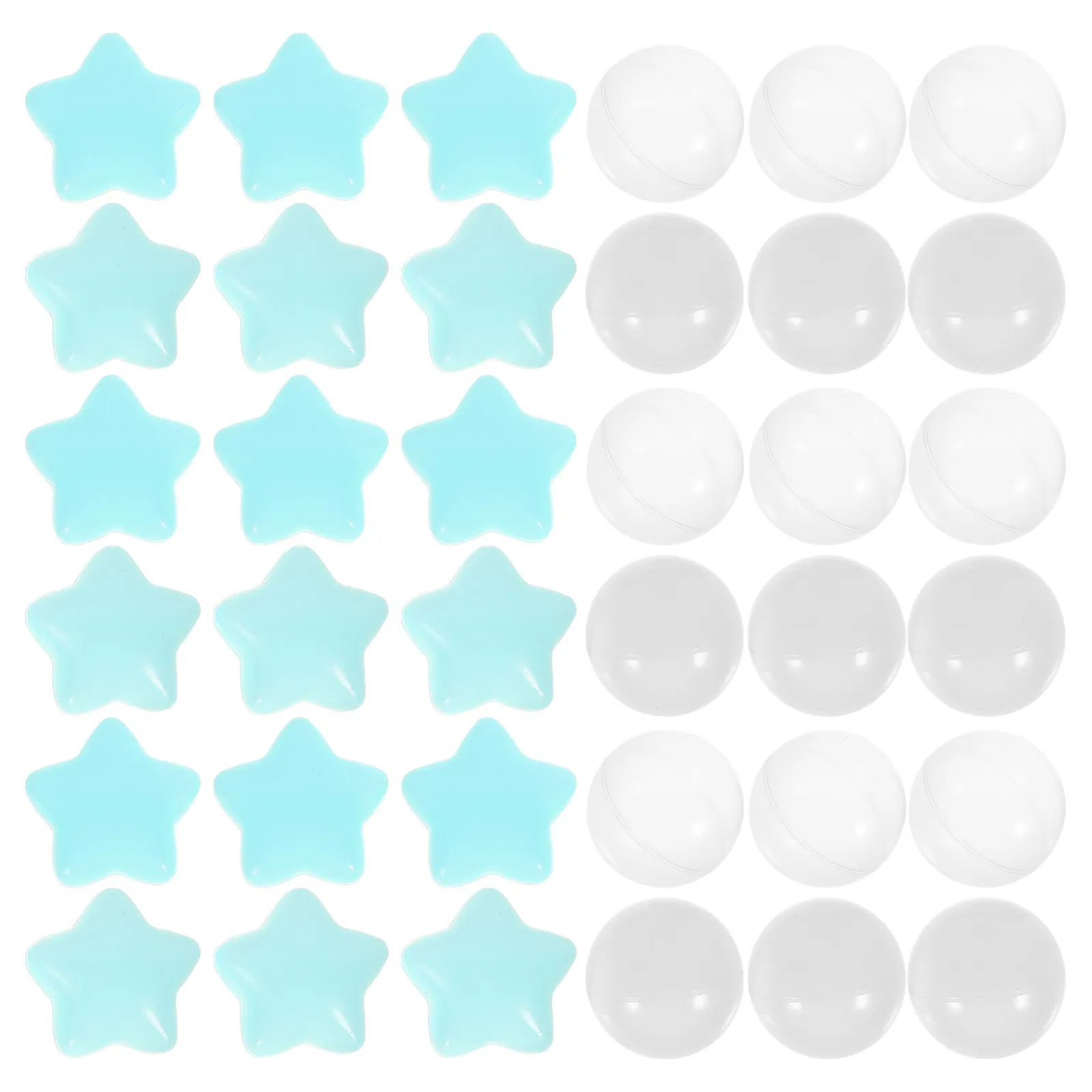 

100Pcs Plastic Ocean Balls Colorful Round-Shaped Game Balls for Ball Pits Swimming Pool Party Swimming Toys Round Pits Ball
