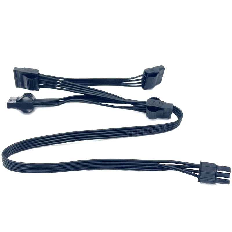 Origianl Corsair 6Pin to 4 Molex IDE 4Pin Straight Cooler Fan Power Cable for RMi RMx AXi HX HXi RM CSM CXM TXM SF Modular Power