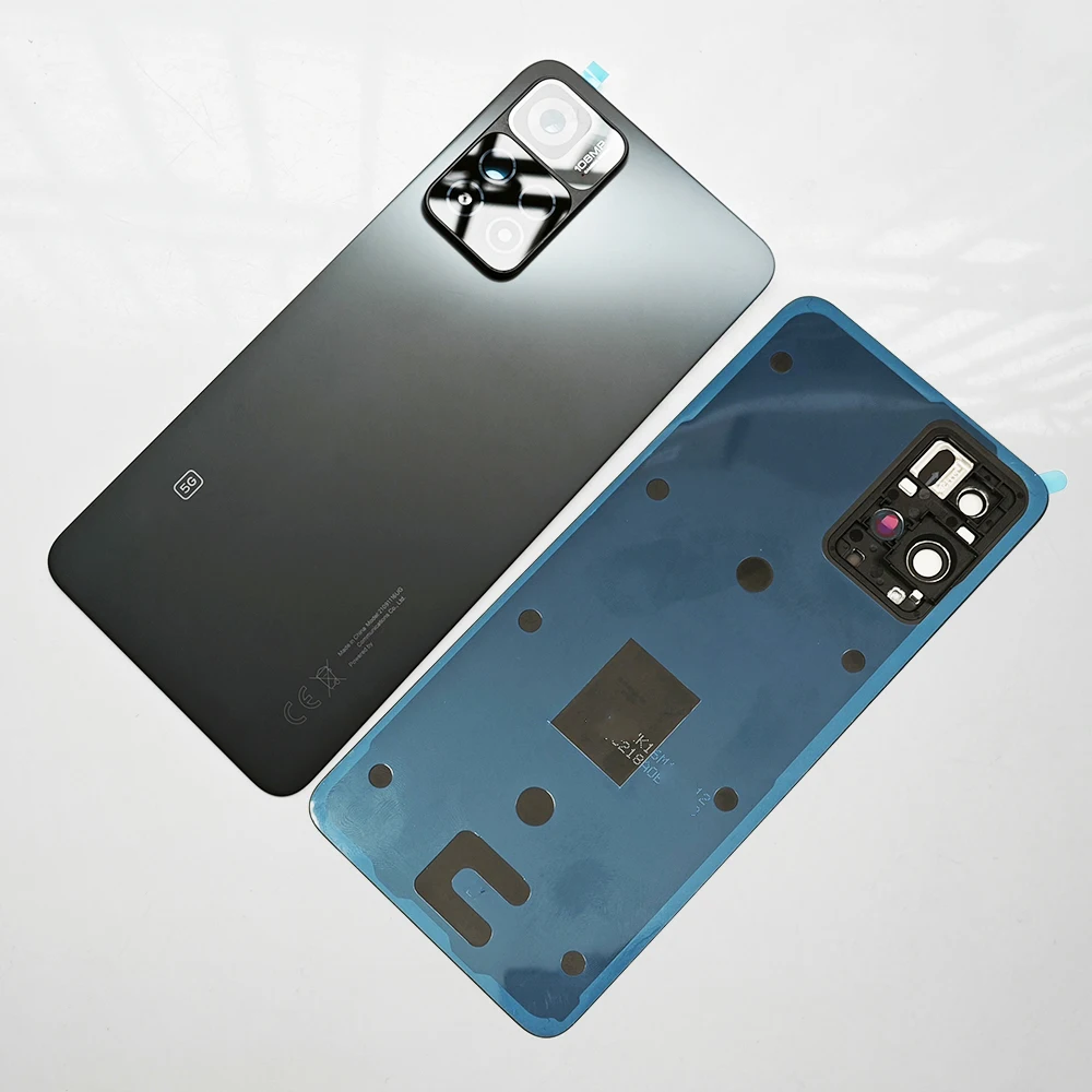 A+ Back Glass Cover For Xiaomi Redmi Note 11 Pro+  5G , Back Door Replacement Hard Battery Case, Rear Housing Cover