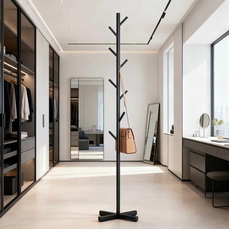 Easy To Assemble Floor Standing Irregular Hangers, Office Wrought Iron Hangers, Bedroom Vertical Hangers, Creative Lobby Hangers