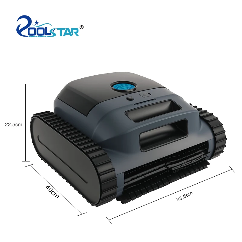 Aquajack 810 High Quality Robotic Pool Cleaner Lithium Battery IPX8 Waterproof 4400mAh PVC Outdoor Climbing Wall Efficient