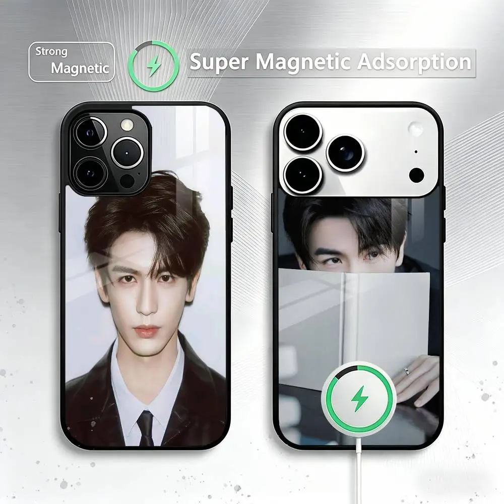 

Стильный чехол Krien Zhang l-Linghe для iPhone 17, 16, 15, 14, 13, 12, 11 Plus, Pro с магнитной беспроводной зарядкой Magsafe