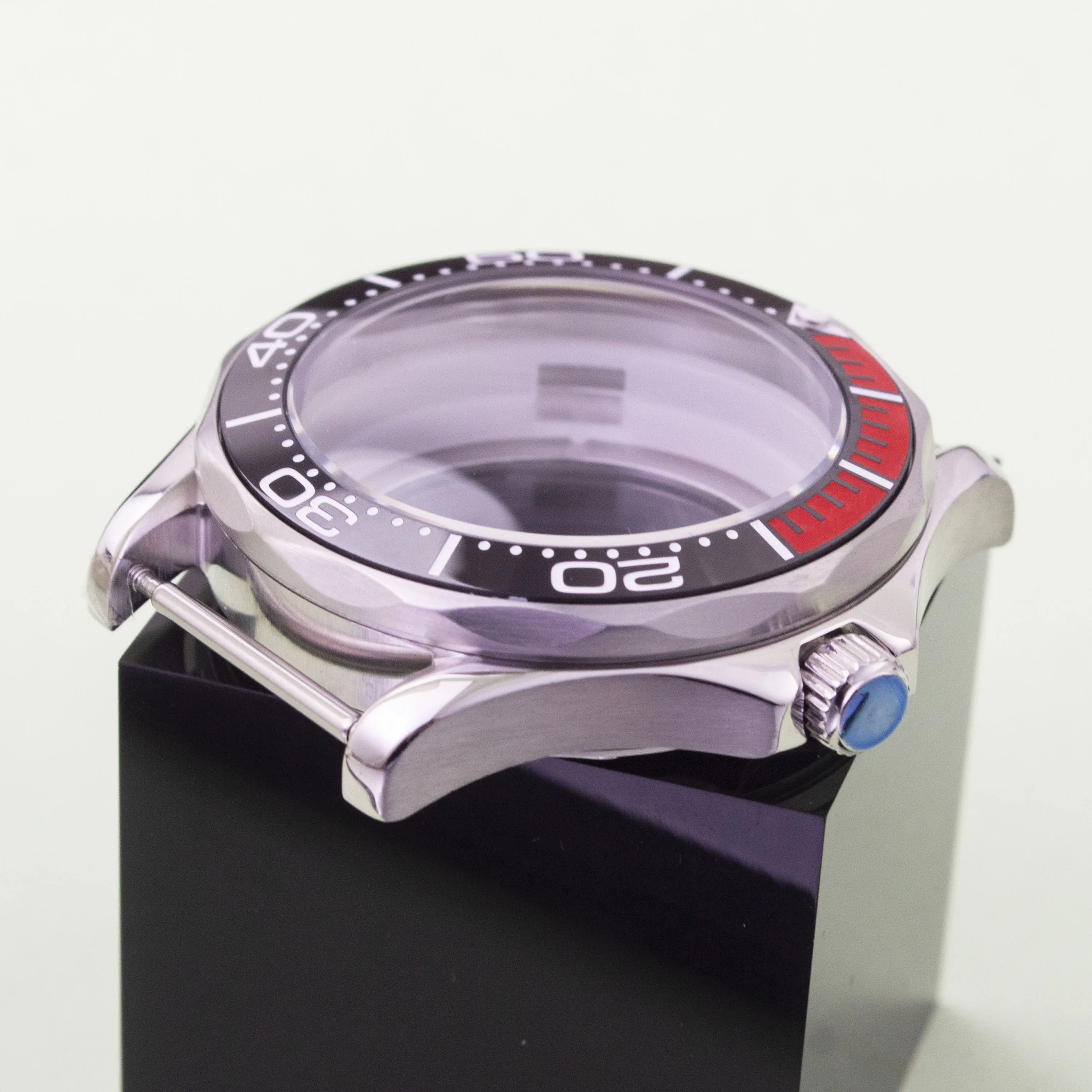 NH35 Watchcase for Seamaster 300 Case 41mm 316L Stainless Steel 10bar Waterproof fit NH35 NH36 Movement NH35 Watch Case