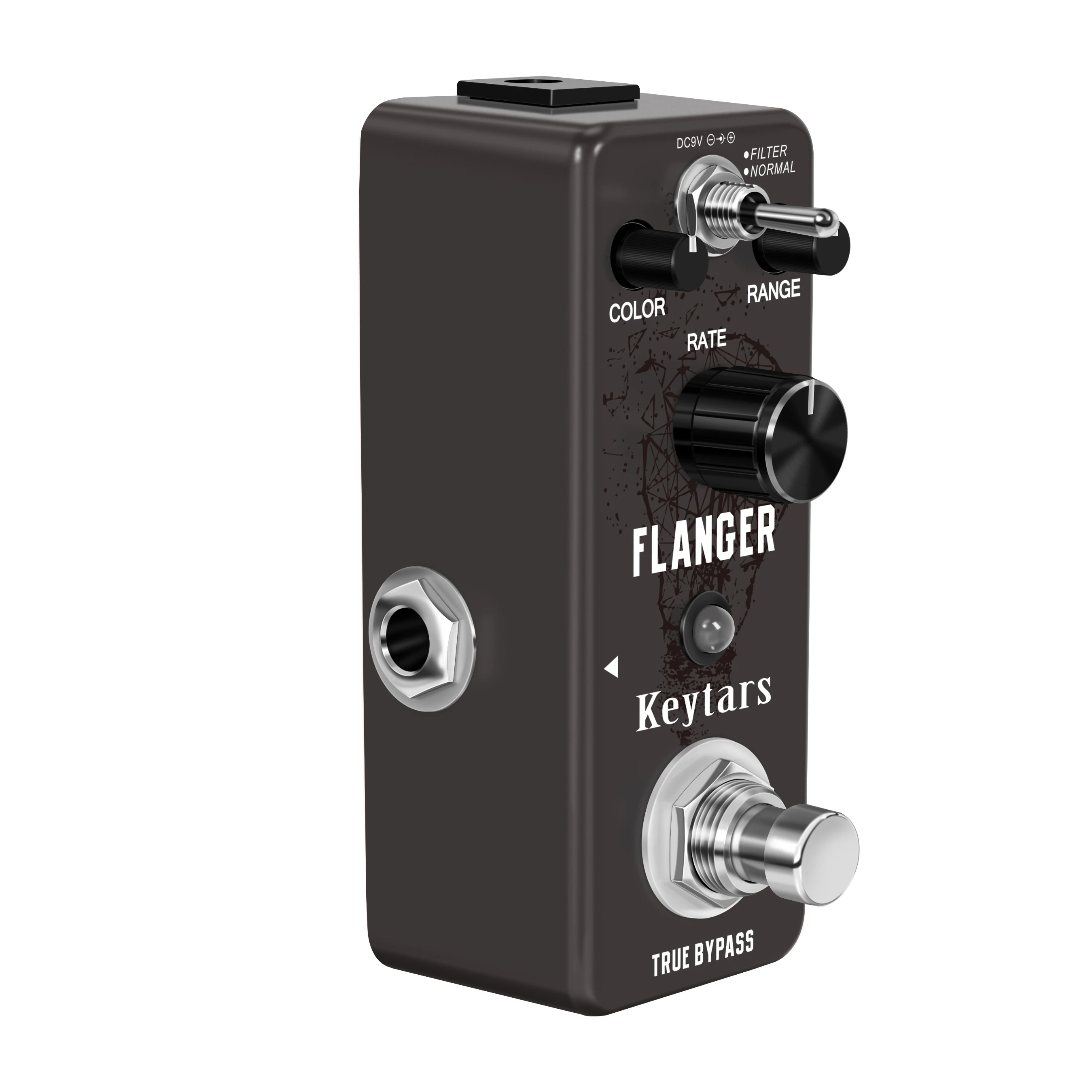 Keytars LEF-312 Pure Analog Flanger Guitar Effect Pedal with Static Filtering True Bypass Guitar Accessories