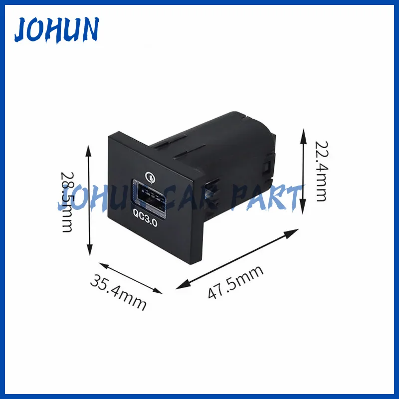 Picture 3: Car Red Light Charger Quick Charge Cigarette Lighter QC3.0 USB Interface Socket Fast Car Charger Use For Ford Transit 2009-2016