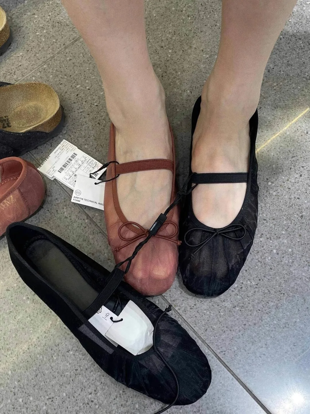 

Mesh Shallow Temperament Ballet Flats Comfortable Round-Toe Bow Sandals French Style Gentle Women Shoes Sandalias Mujer Verano