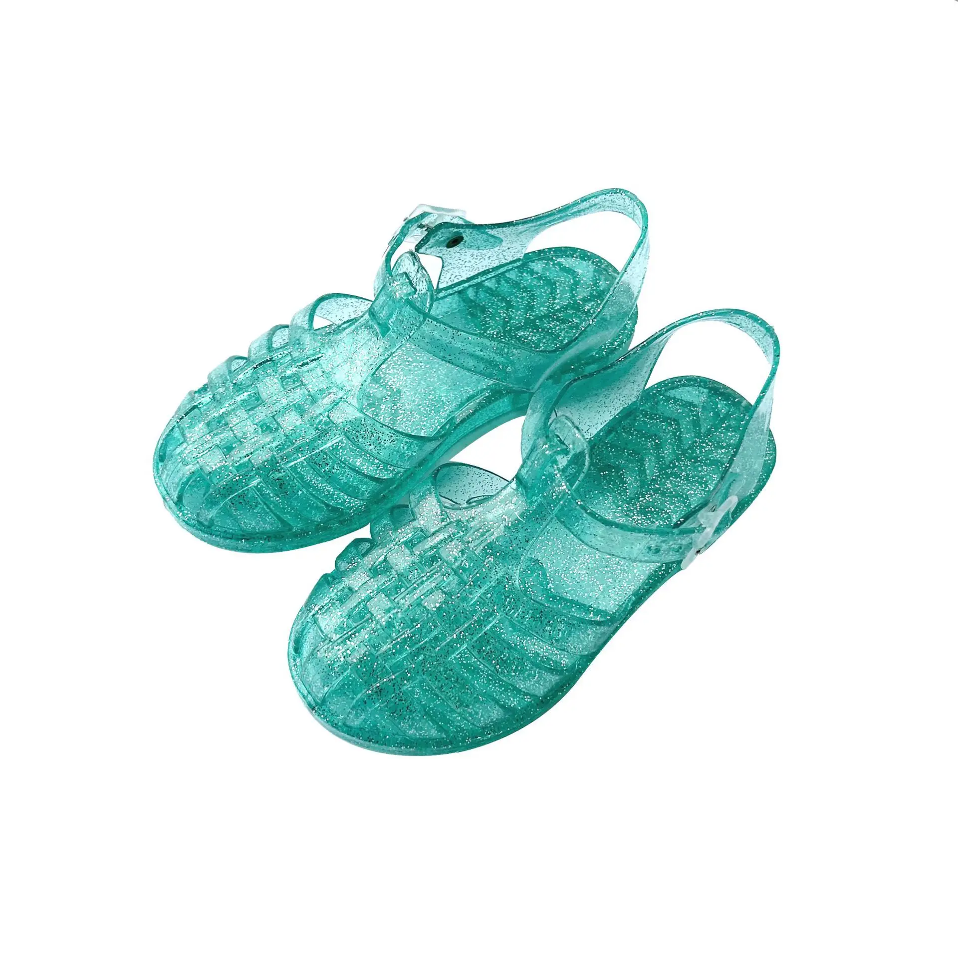 Estate nuovo sandalo principessa scarpe di cristallo ragazzo ragazza bambini grotta scarpa bambino gelatina Glitter bambino sandali da spiaggia