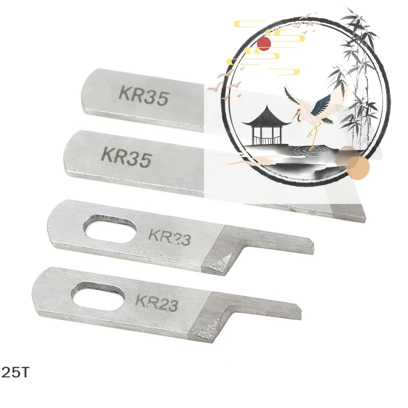 

2PCS Overlock Sewing Machine Knife Blade Fit For Siruba Pegasus Sewing Machines
