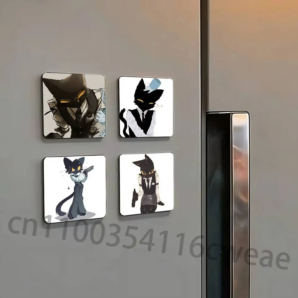 S-Secret Agent Animal H-Hospital Fridge Magnets Refrigerator Card Kitchen Metal Icebox Cabinet Magnetic Cards