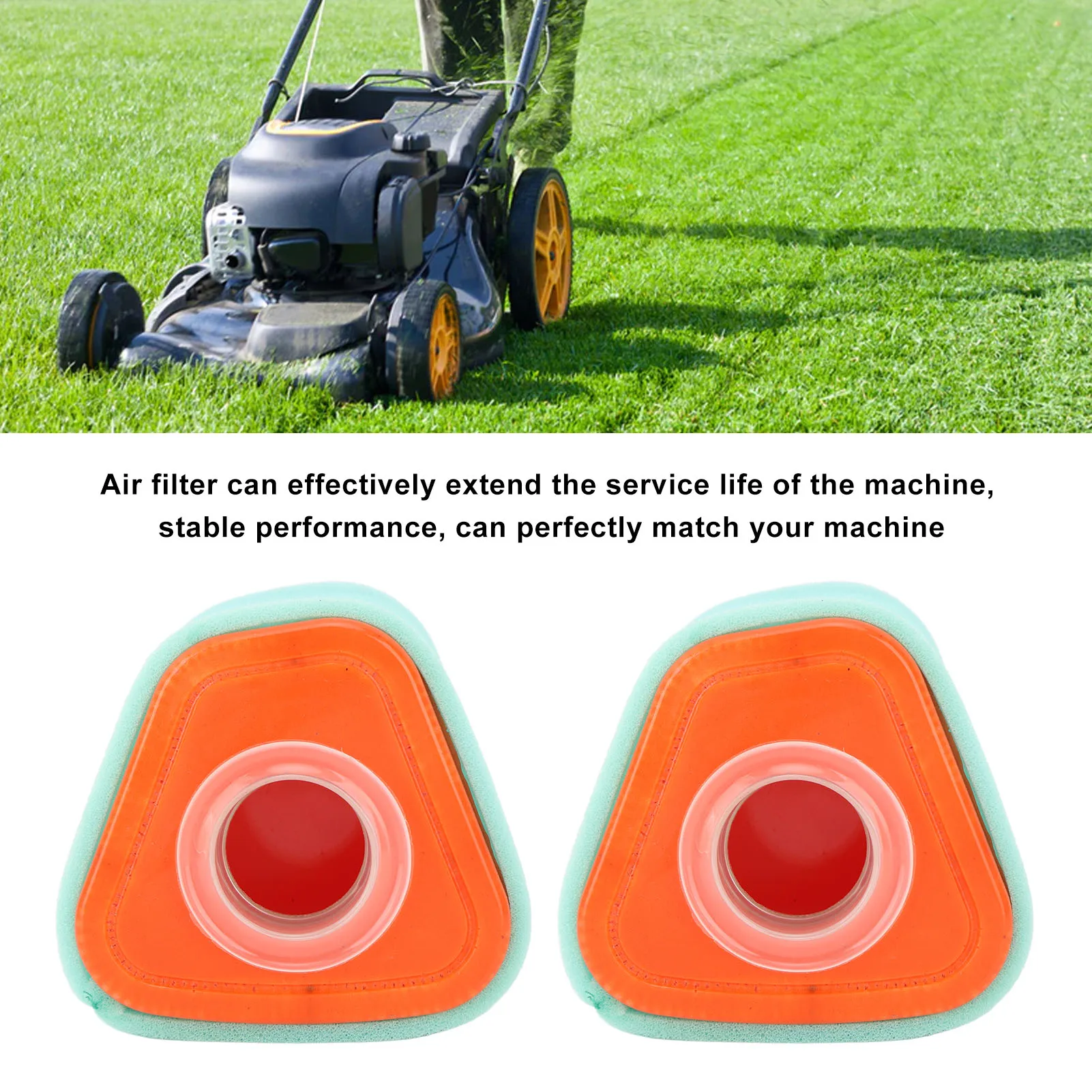 2 قطعة فلتر هواء مع فلتر مسبق 595853   ل 115P02 115P05 123P02 123P07 123P0B 123P32 125P02 125902