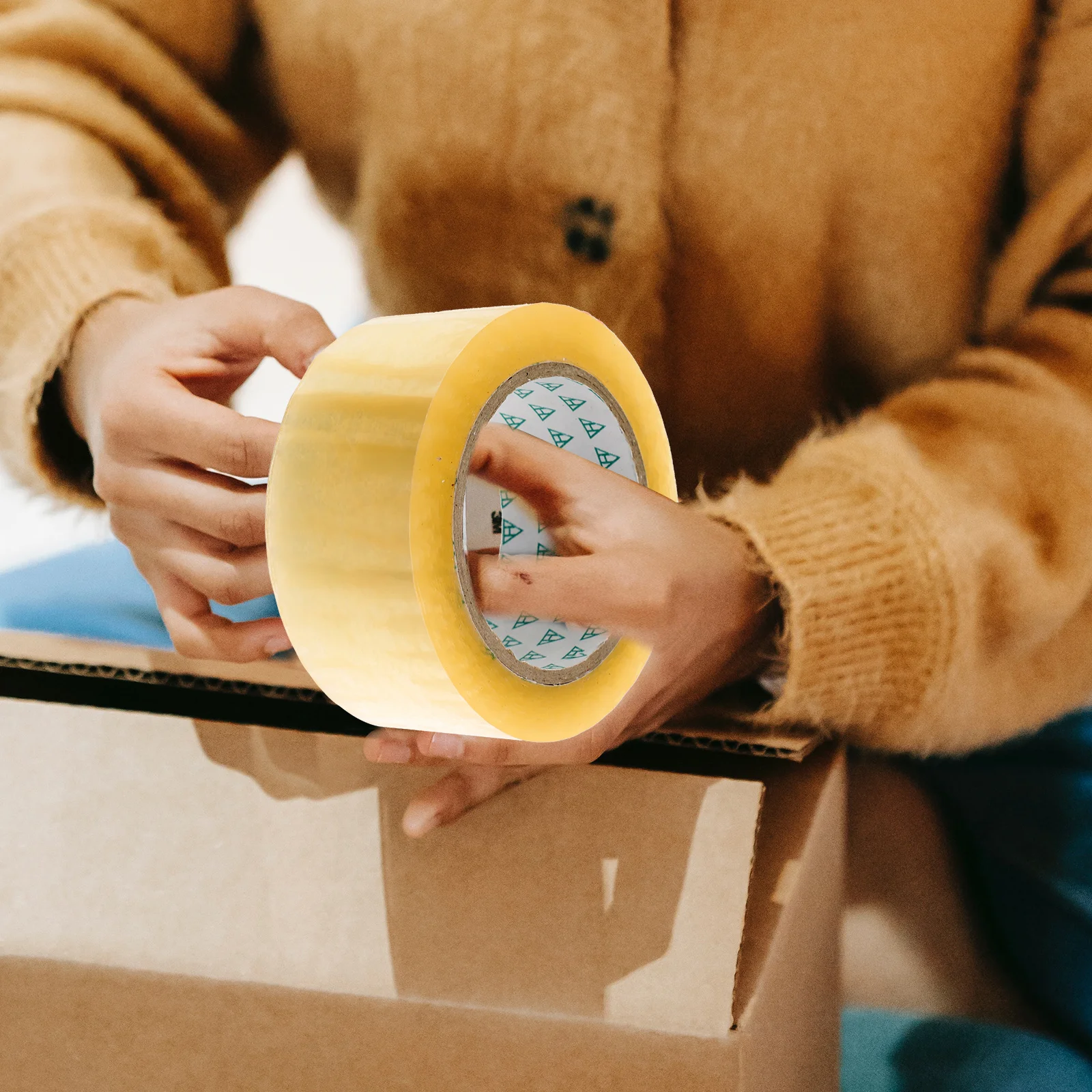 2 Rolls Clear Packing Heavy Duty Packaging For Moving Boxes Sealing Shipping Multi-Function Carton Sealing Practical Household