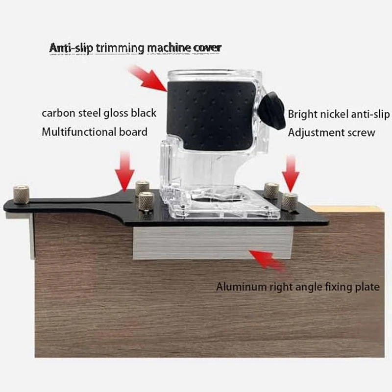 Slot Moulds For Woodworking, Wood Milling Groove Locator, Multi-Functional Woodworking Trimming Machine, Router Guides