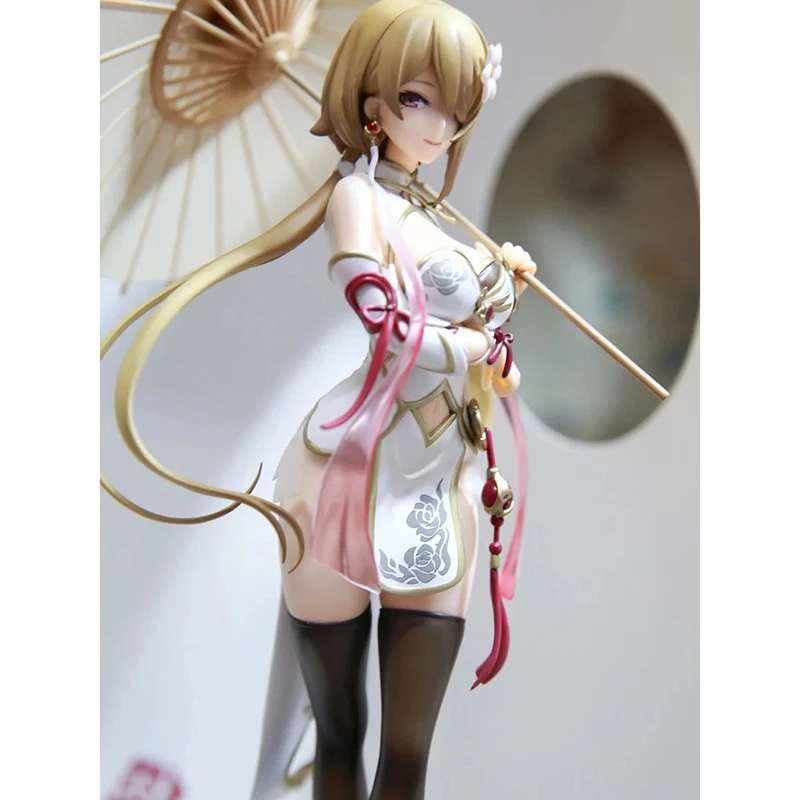 Honkai Impact 3rd Rita Rossweisse Figure Ancient Style Cheongsam Standing Posture Pvc Handmade Collection Model Kids Toy Gift