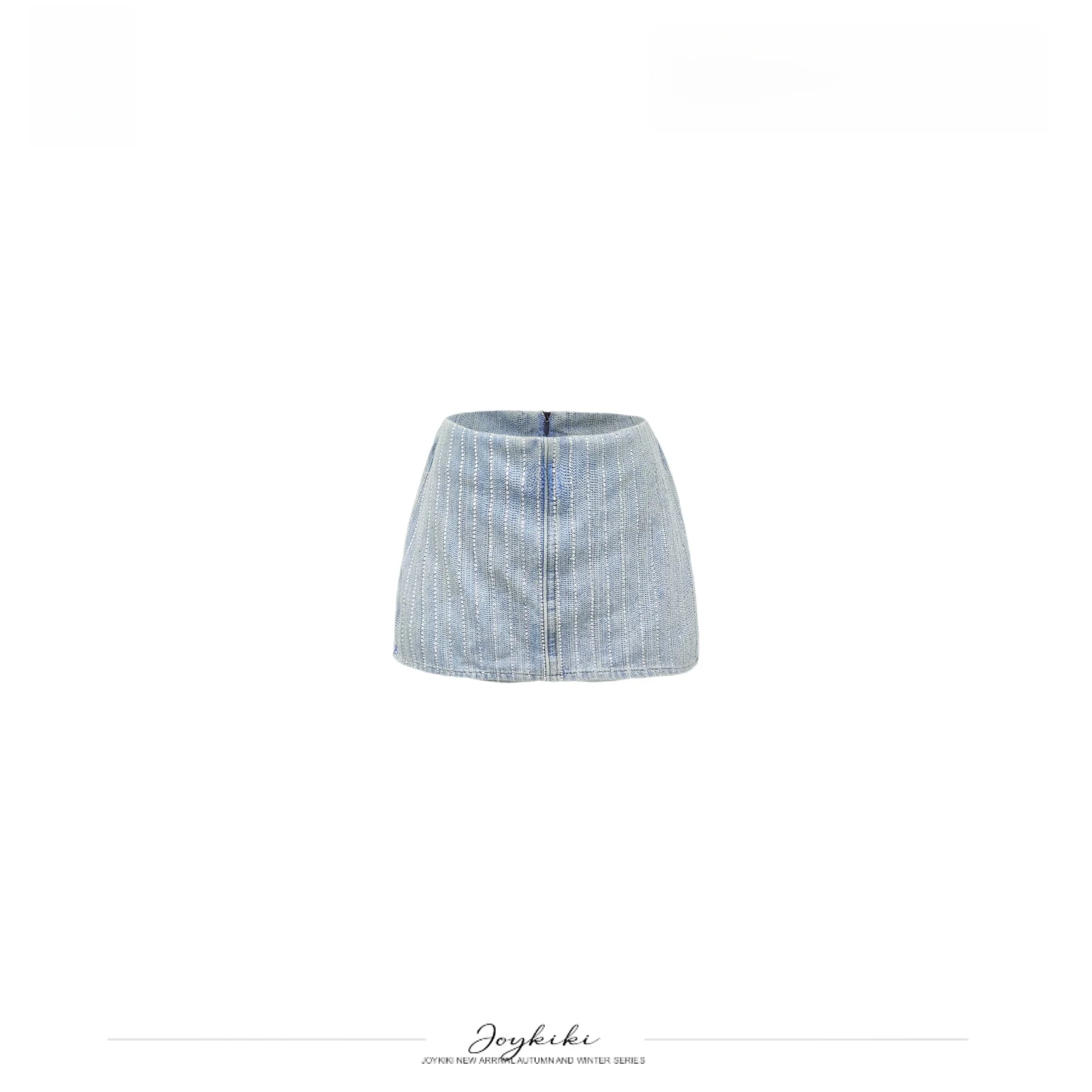 

Joykiki Galaxy Drill Design Heavy Work f Skirt Pure Desire Diamond Pattern High Waist Cotton Blend Teen Girls Ciwalk Skirt