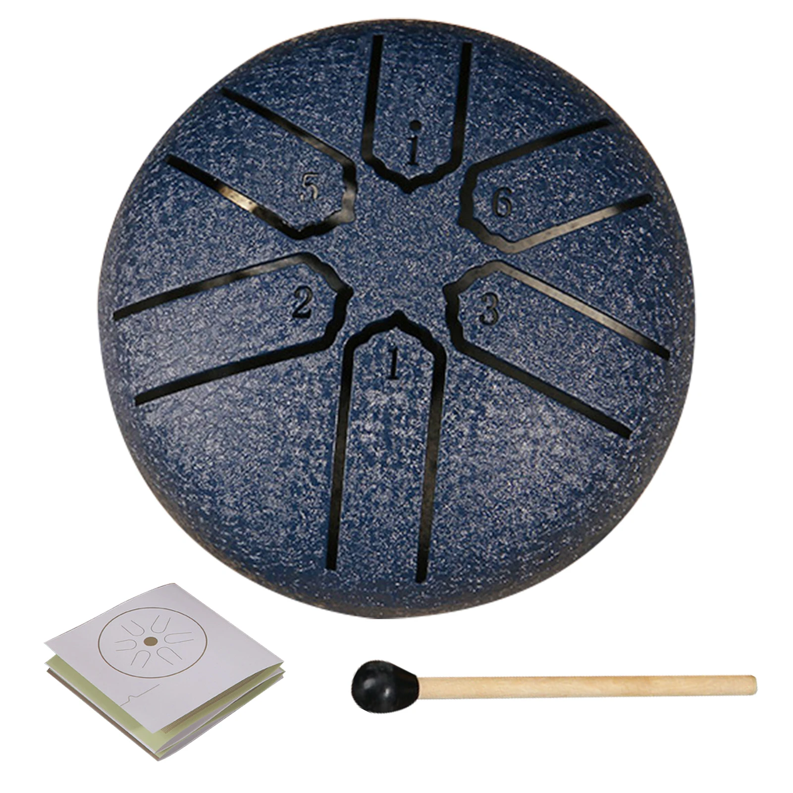 3 Inch 6 Notes Rain Drum Steel Tongue Drum for Outside Rain Drum Instrument Mini Handpan Drum Outdoor Rain Drum for Yoga Meditat