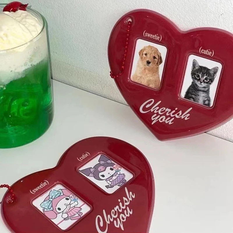 

Красный чехол-держатель для карт для защиты фотографий идолов