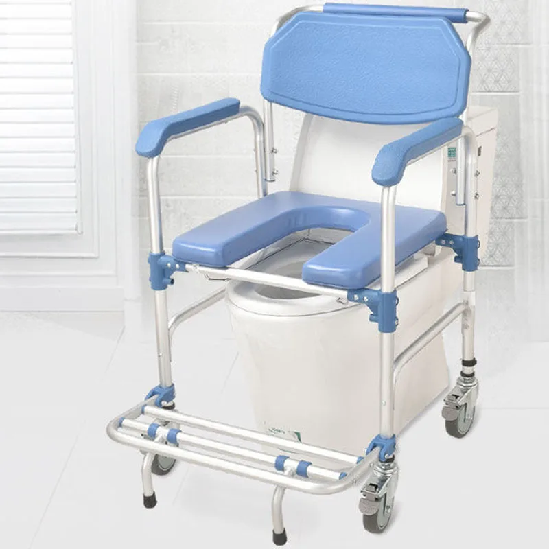 Foot Step Bathroom Chair Portable Telescopic Foldable Folding Toilet Minder Stool Disabled Elderly Tabouret Unique Furniture