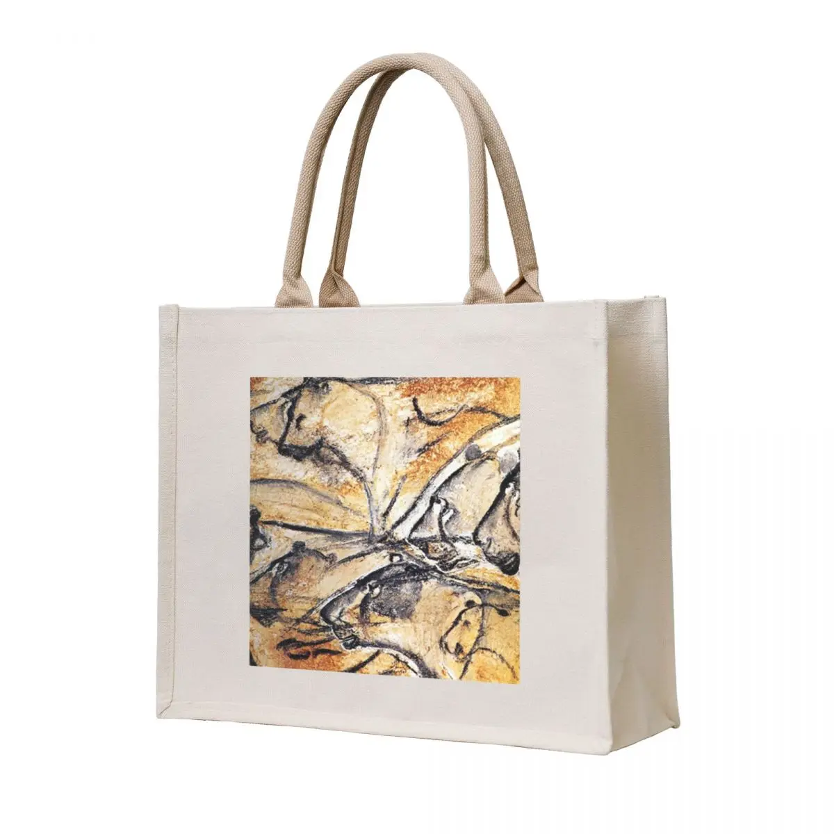 

Cave Art Paintings Lions Tote Bag custom fabric bag Large bags for women tote bag woman