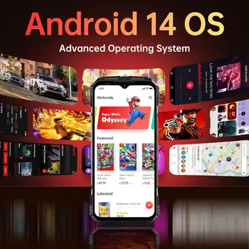 DOOGEE S118 Android 14 三防智慧型手機,20GB+512GB 存儲,10800mAh 電池/33W 快充,6.58 英寸 120Hz 刷新率屏幕,50MP+12MP 夜視攝像頭/G99 遊戲機制/4G 雙卡雙待/NFC 6 最佳銷售 智慧型手機 - №1