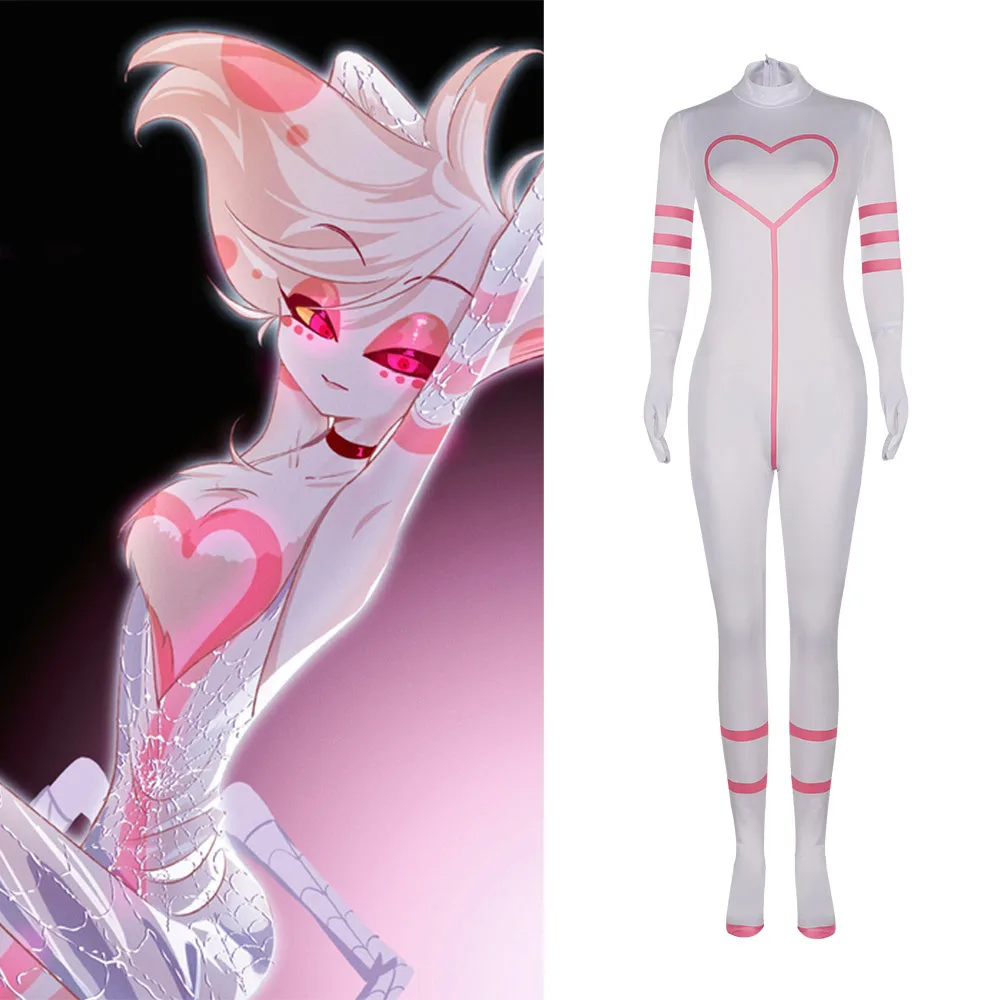 Sexy Cartoon Hotel Fantasia Angel Cosplay Dust Anime Costume Disguise For Women Adult Stillsuit Viper Halloween Carnival Suit