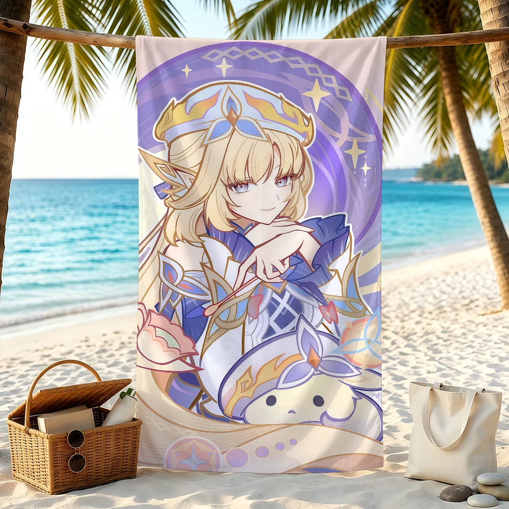 Toalla Nicole de Genshin Impac - Beach Towel Large reseña y precio