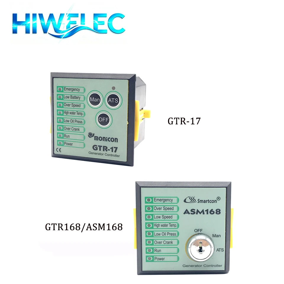 

Automatic Start Stop Control Module GTR-168 GTR17 GTR168 ASM168 Electronic Controller Key Start Genset Control Panel