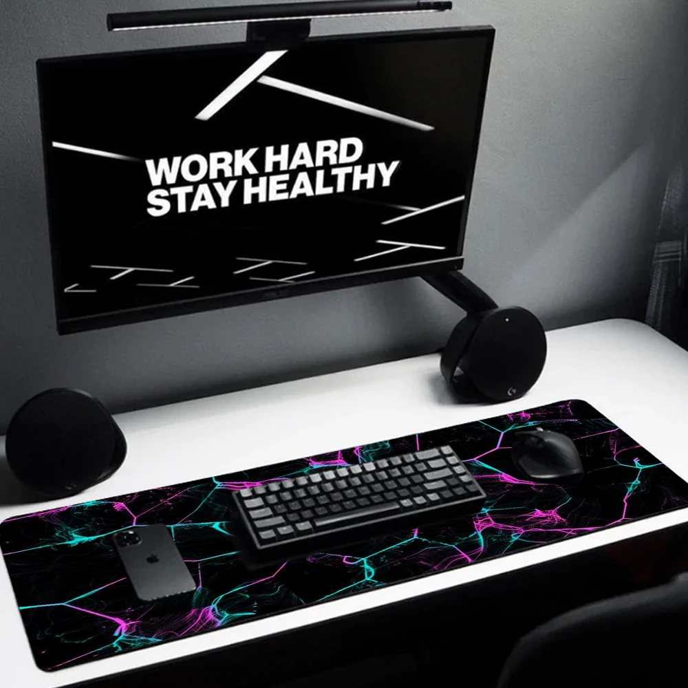 Gamer Big Mousepad e Mouse Pad, Configuração de jogos, Tapete de computador, Acessórios Desktop, 900x400, 100x50, 1200x600