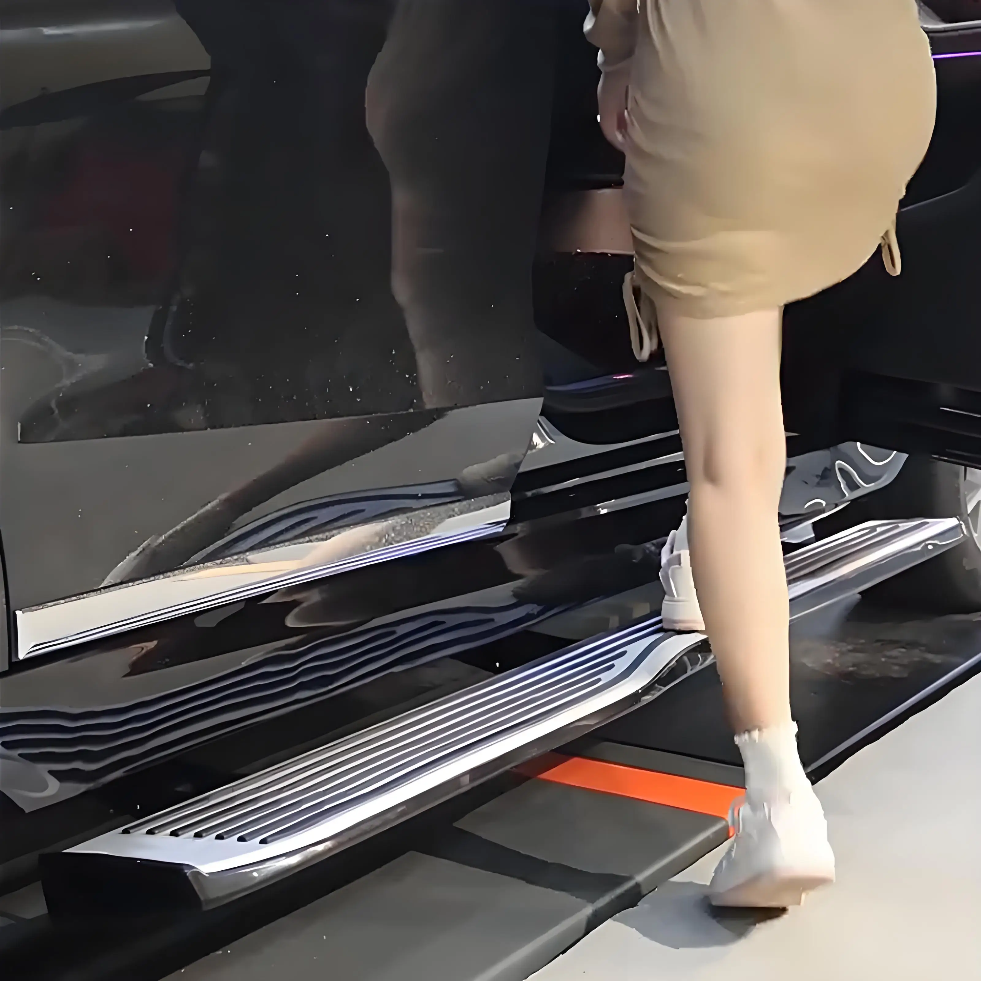 

Strong Load-Bearing Capacity Automatic Electric Power Side Step Running Board for BMW X7 2019-2025 Maybach Style