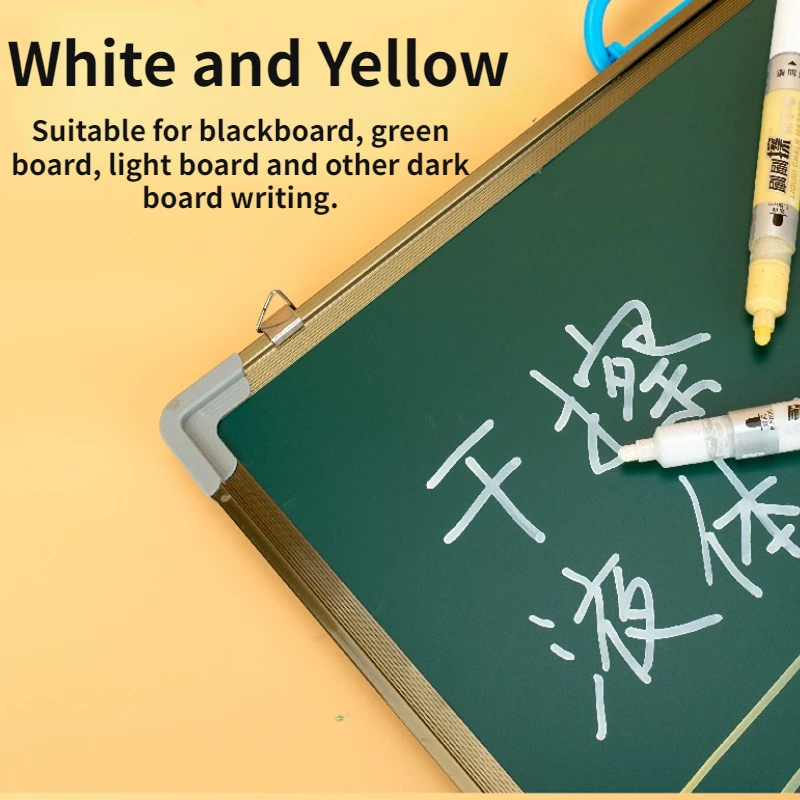 GXIN G-512 10PCS Liquid Chalk Markers Wipe-Clean Whiteboard Pen with Film-forming Inks For Non-Fade Writing on Matte Surfaces.