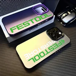 Cool Toolbox F-Festool Phone Case For iPhone 16 15 14 13 12 11 Pro Max Black Purple Matte Laser Metallic Aurora Funda