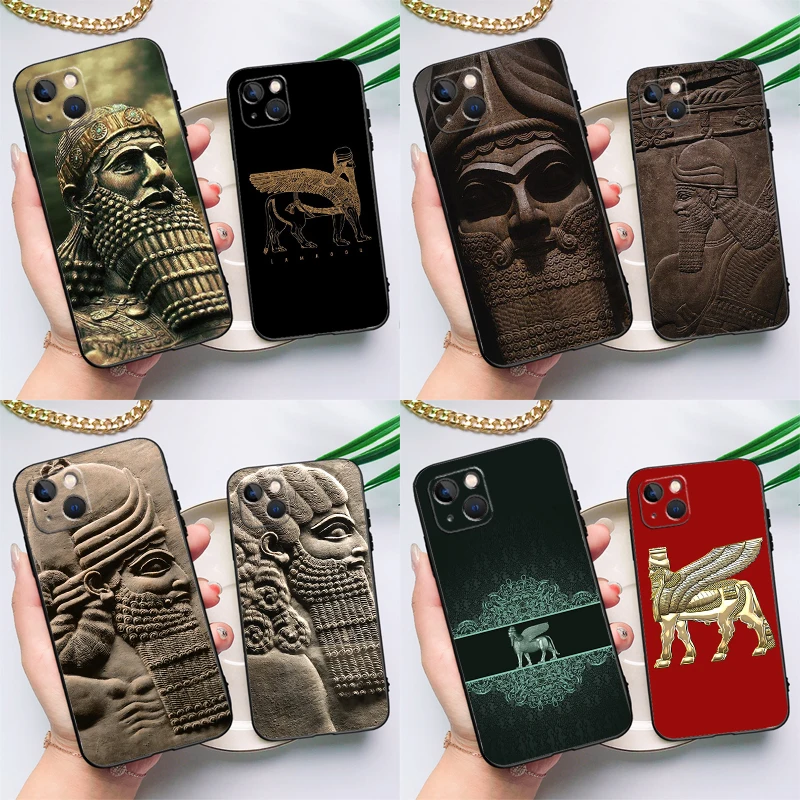 Assyrian Lamassu Winged Bull Case For Samsung Galaxy M33 M21 M31 M16 M36 M56 M53 M13 M12 M32 M52 M15 M55 M14 M35 M34 M54