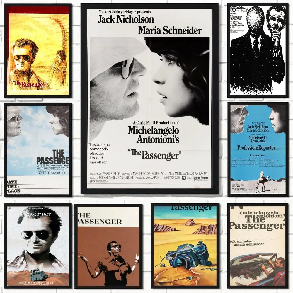 classic movie T-The Passenger-R Poster Self Adhesive Wall Decor for Modern Home Cafe Office and Bar