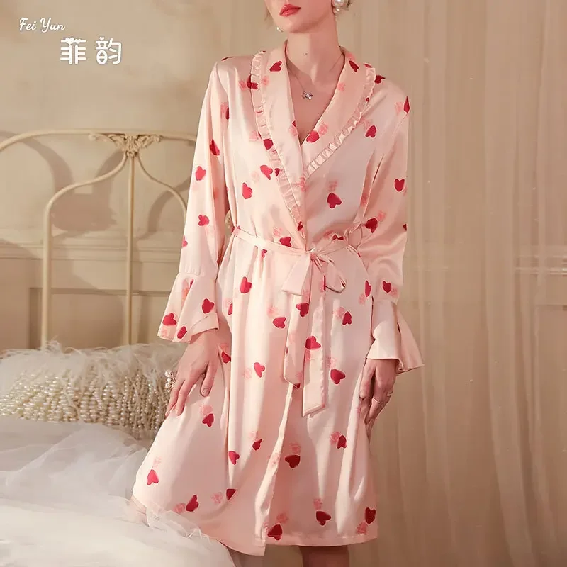 

Nightgowns Women's Clothing Summer Thin Ice Silk Home Cozy Cool Simple Temperament Skinny Affordable Fashionable Sweet Wedding